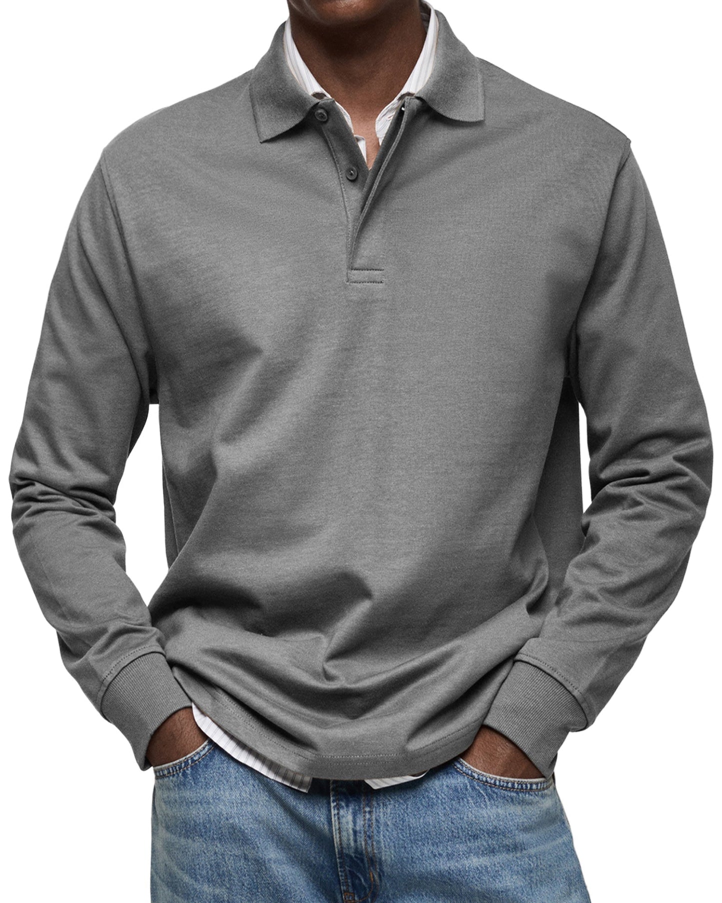 James™ - Timeless Long-Sleeve Polo