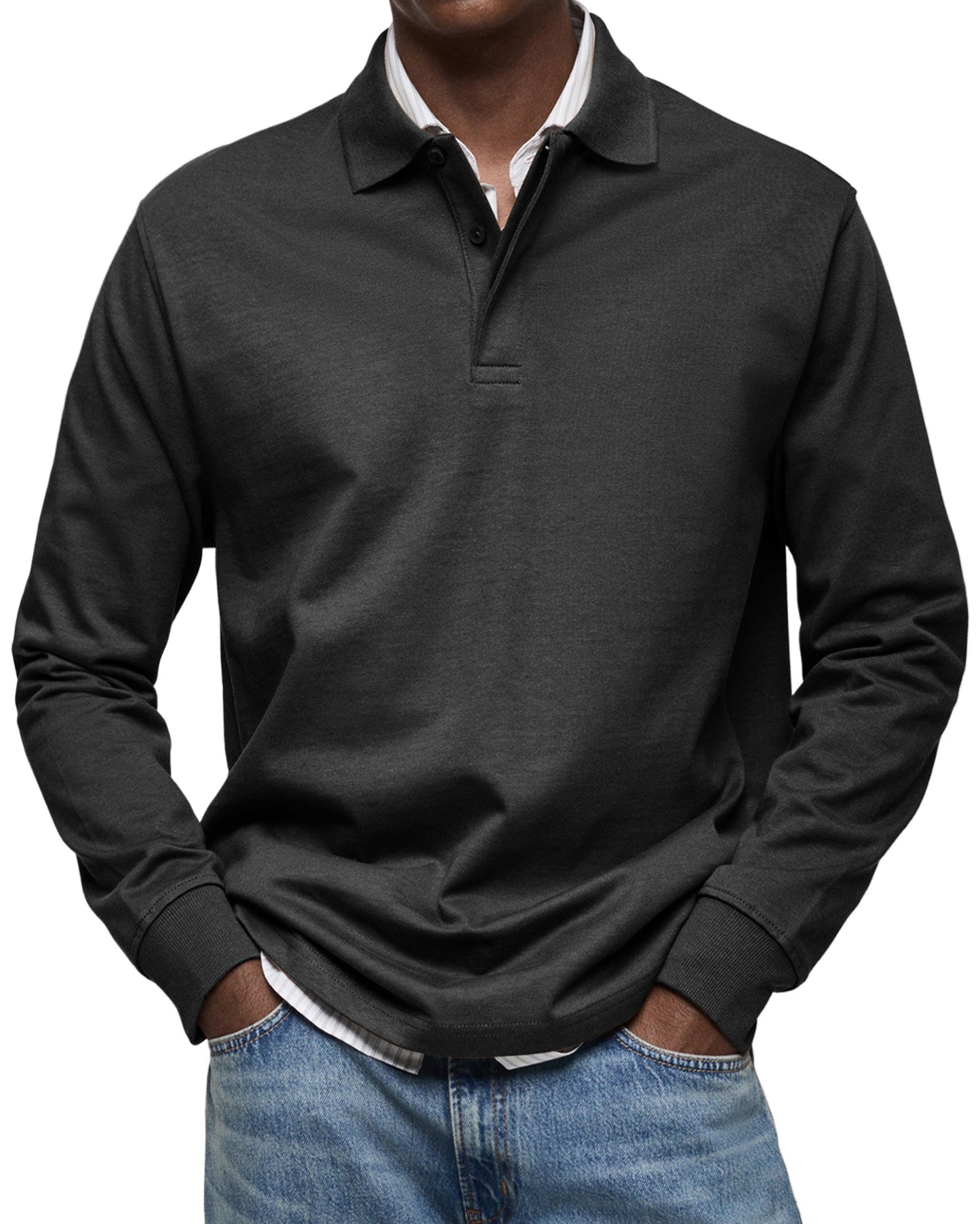 James™ - Timeless Long-Sleeve Polo