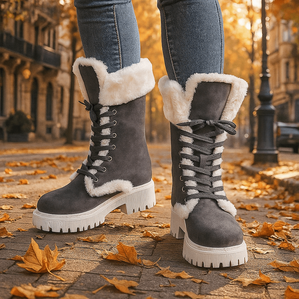 Beau Warm Suede Snow Boots - Protective - Stylish - Winter
