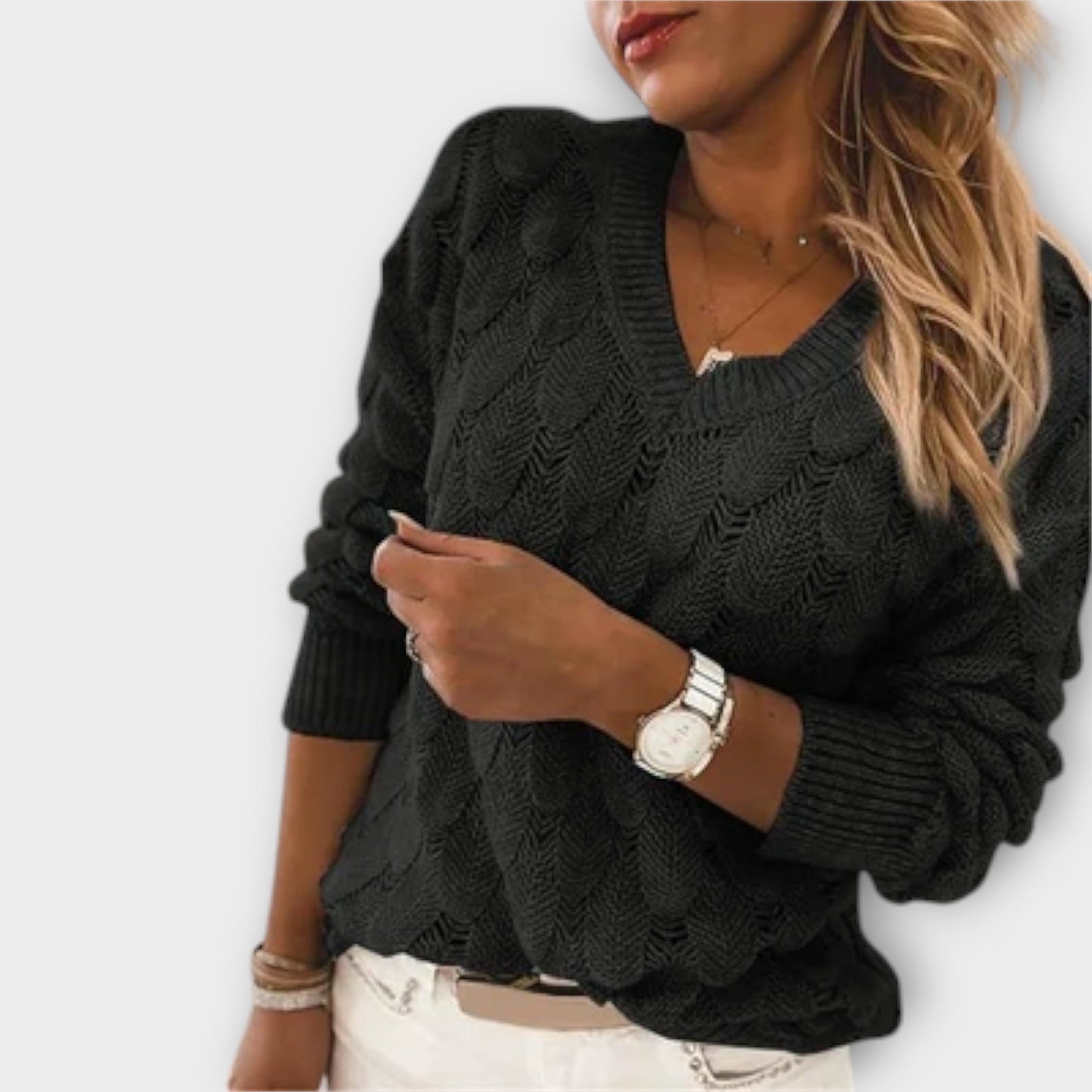 Noemier - V-Neck Jumper