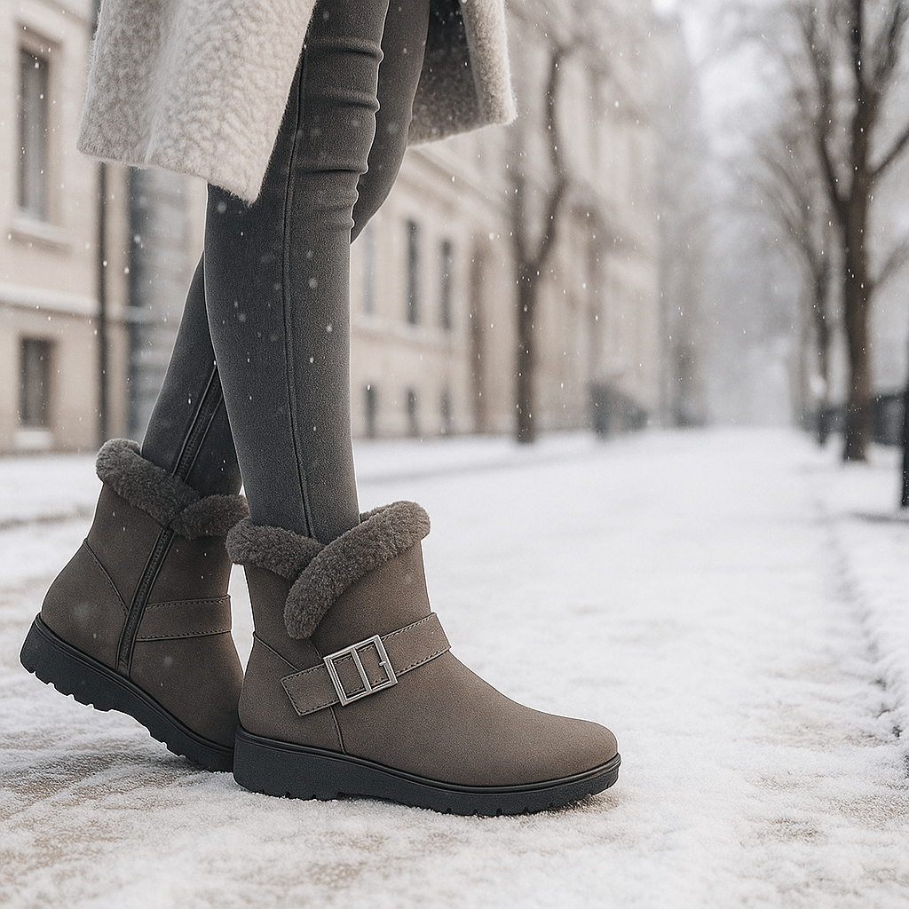 Klaire Winter Ankle Boots - Suede