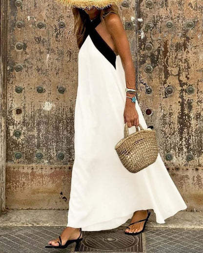 MILLEN™ - Cross Neck Elegance Dress