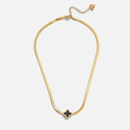 Azalea Zwarte Klaver Ketting