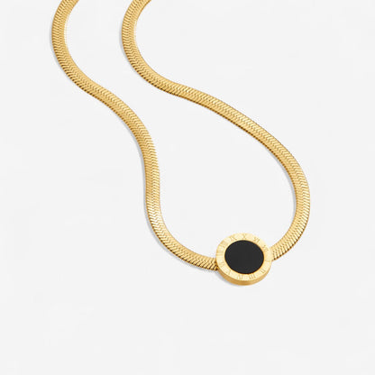 Azalea Zwarte Hanger Ketting
