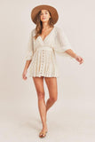 Kara | Romantic Mini Lace Dress for Effortless Elegance