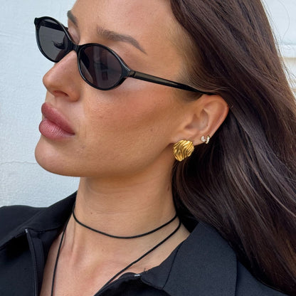 Wind Fold Øreringe 18K Guldbelagt