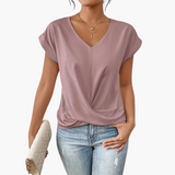 Clara | Casual T-Shirt with Heart Neckline for Women