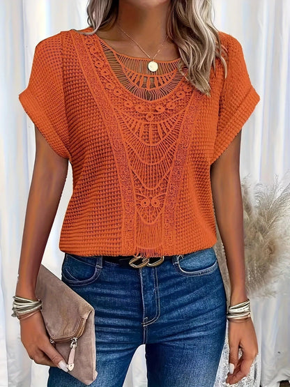 Caitlyn Lace Top – Breathable All-Season Lace Women’s Top