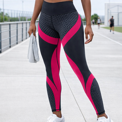 Women's High Waist Seamless Compression Active Leggings