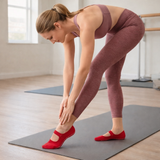 Women’s Pilates Socks – Non-Slip Cotton Grip