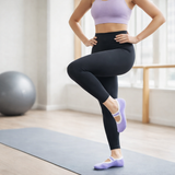 Pilates Socks Anti-Slip Grip Multi-Colour - Plus Size