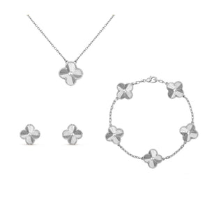 SILVER LUXE | CLOVER SET