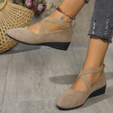 Melinda | Stylish Comfortable Wedge Shoes with Elastic Band