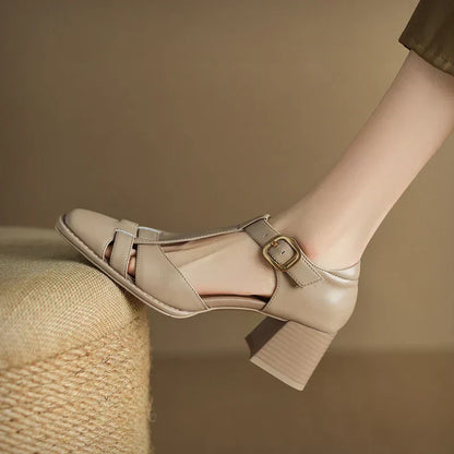 Belliora | Square Toe Summer Sandals