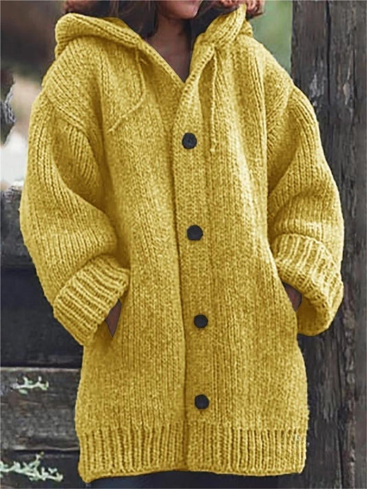Esme | Women's Hooded Oversized Knit Cardigan