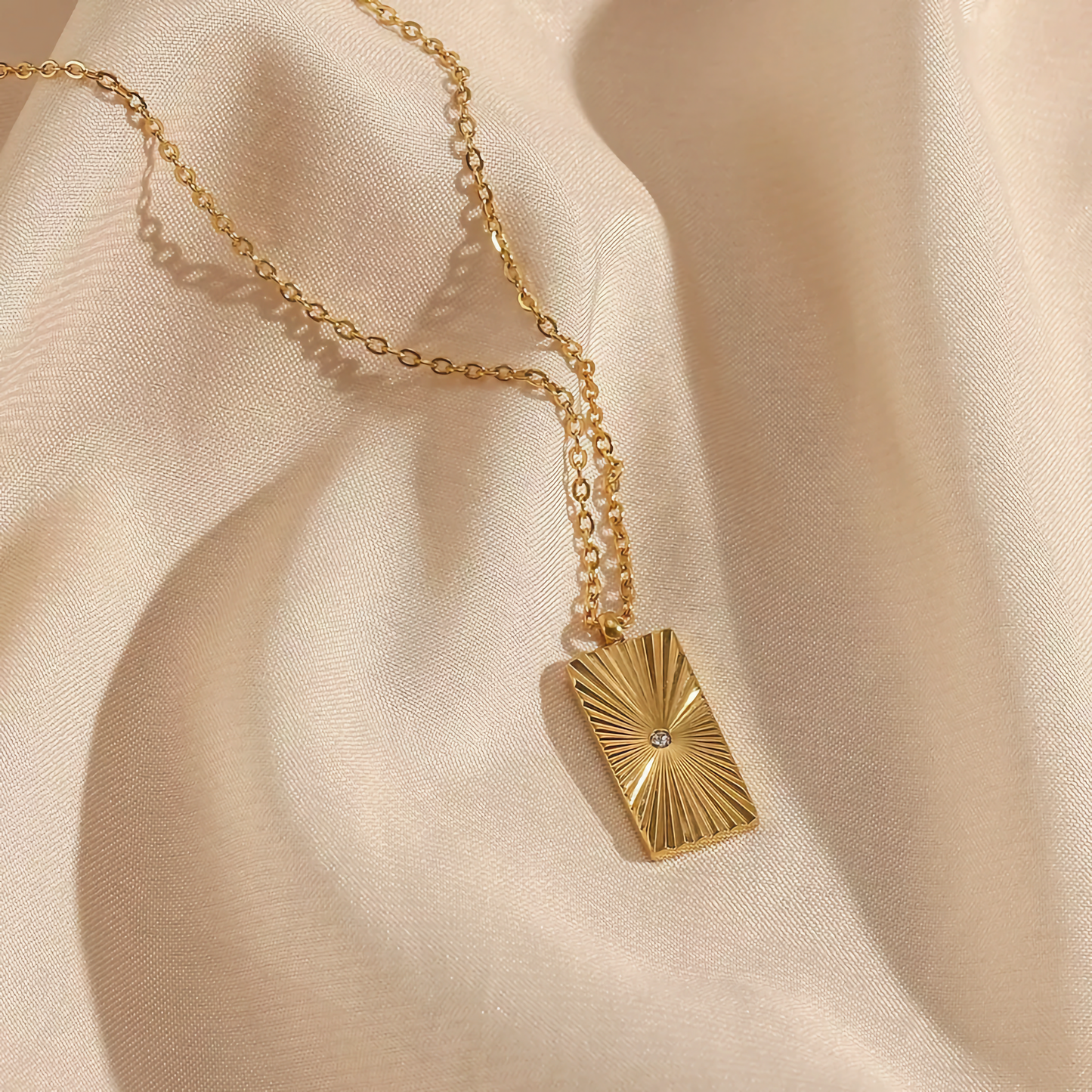 Nara Li Plate Gouden Ketting