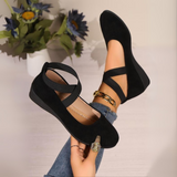 Victoria - Elegant Closed Wedge Shoes