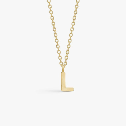 Classic Bogstav Halskæde 18K Guldbelagt