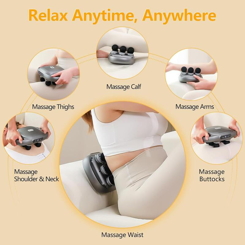 6 Heads Muscle Massager Gun