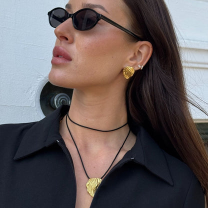 Wind Fold Øreringe 18K Guldbelagt