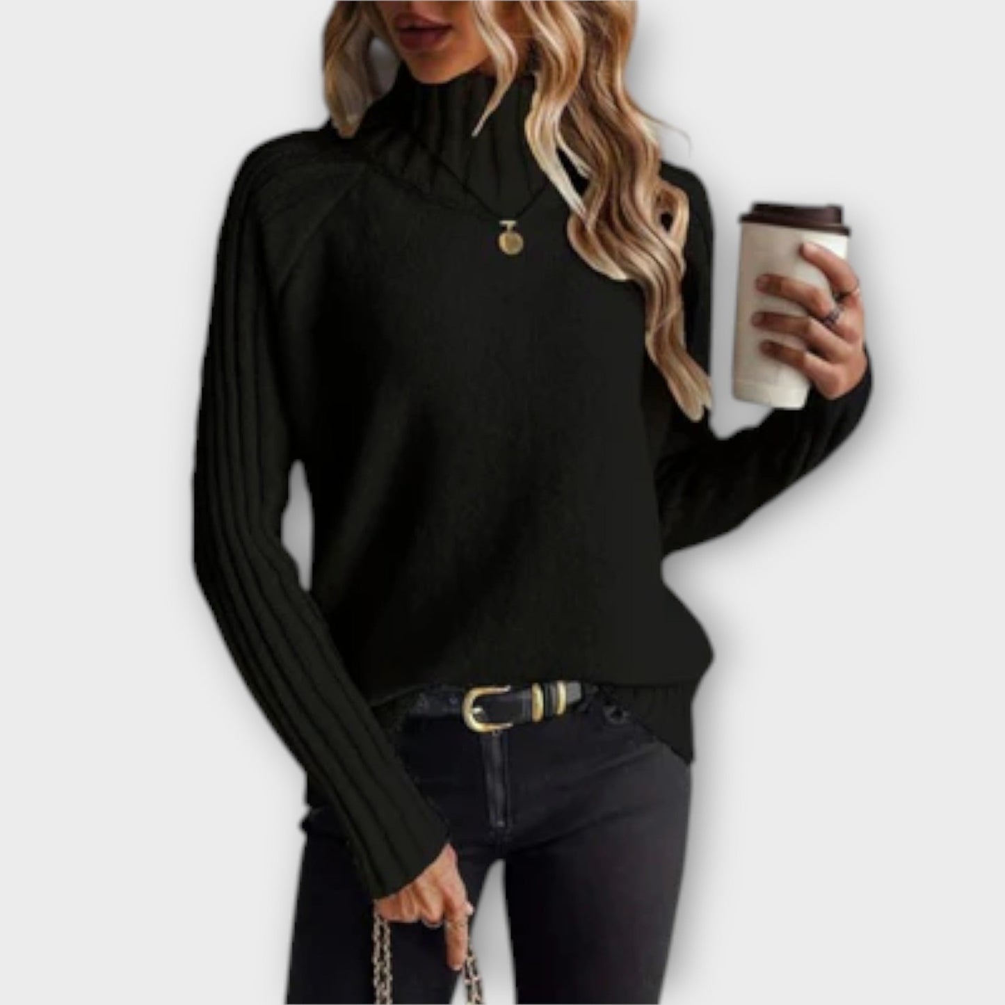 Hannah - Elegant Knitted Jumper