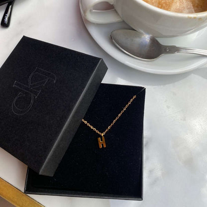 Classic Bogstav Halskæde 18K Guldbelagt