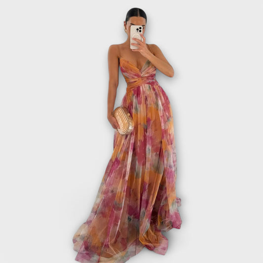 Cate™ | Maxi Dress with Fitted Bodice