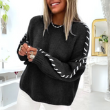 TALLY™ - Cozy Long Sleeve Round Neck Sweater