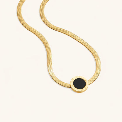 Azalea Zwarte Hanger Ketting