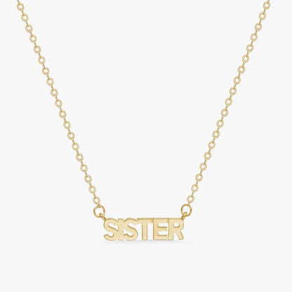 SISTER Halskæde 18K Guldbelagt