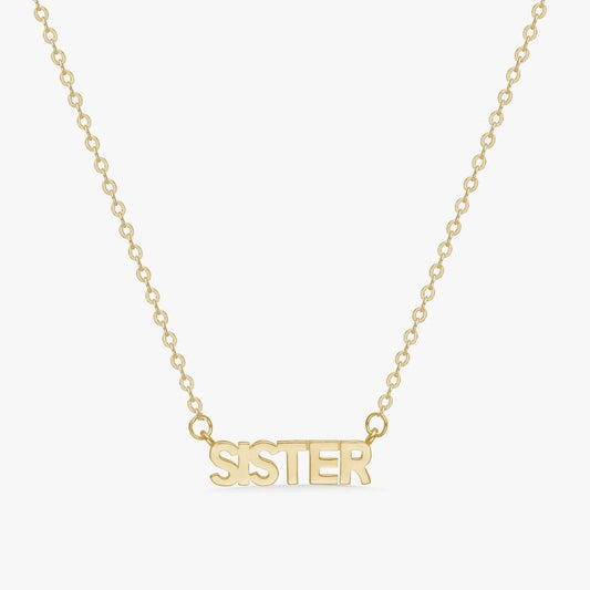 SISTER Halskæde 18K Guldbelagt