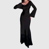 Sybilla | Winter Long-Sleeve Maxi Dress