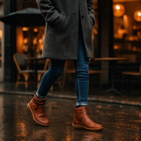 Vivano - Orthopedic Leather Ankle Boots - Women's Support