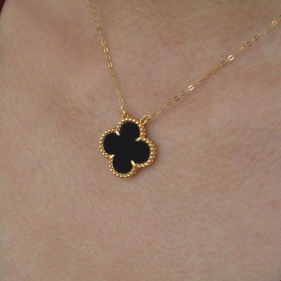 Klaver Zwarte Ketting