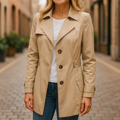 Jamie - Elegant Autumn Trench Coat