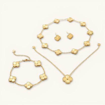 Clover set goud