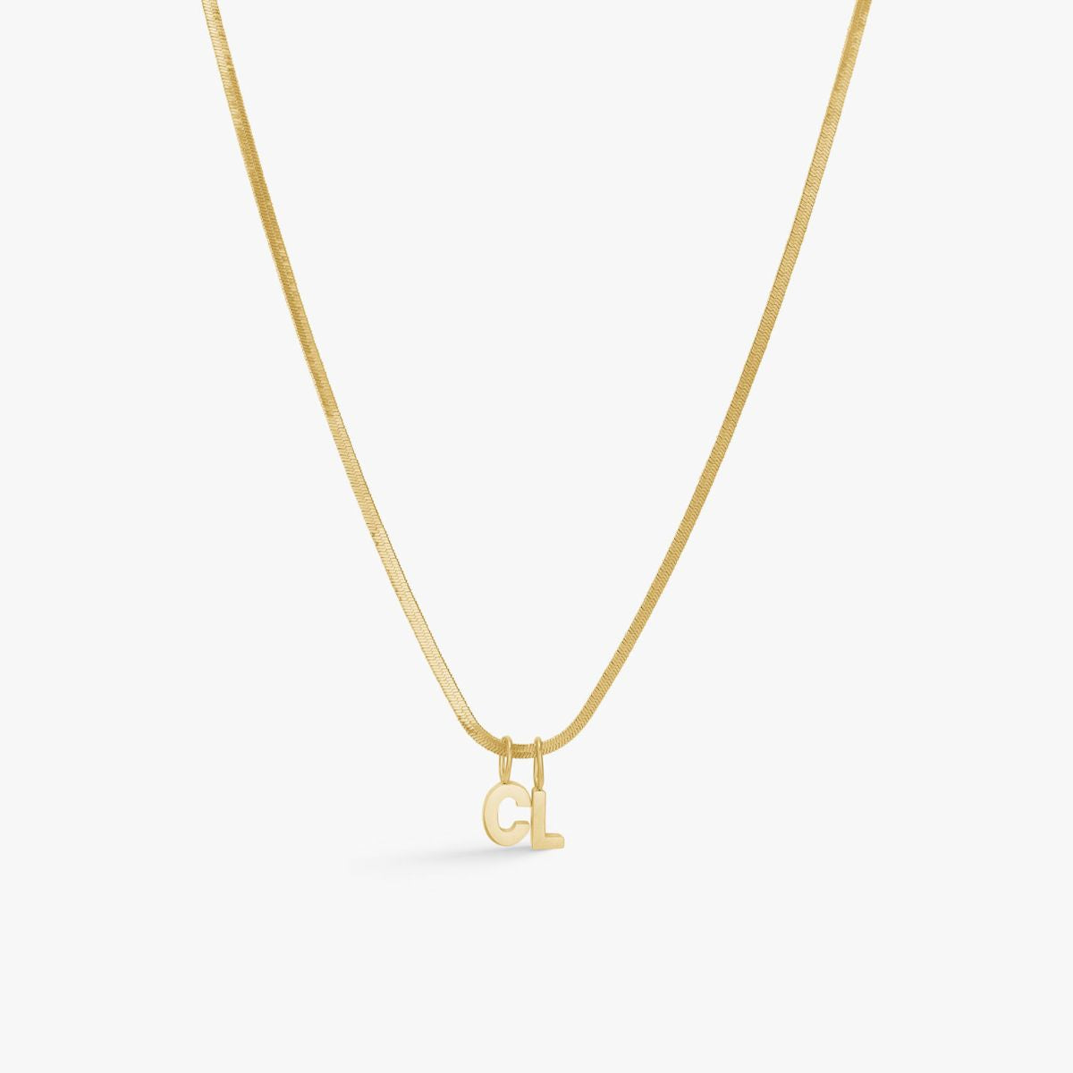 Flad Slangekæde 18K Guldbelagt 2mm