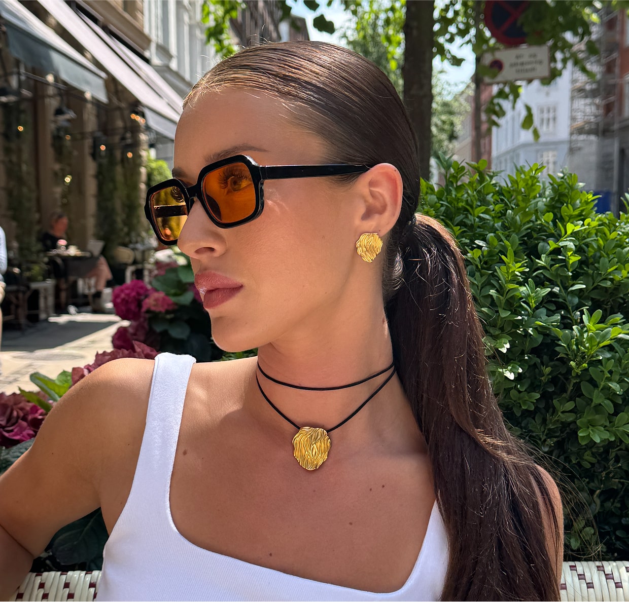 Wind Fold Øreringe 18K Guldbelagt