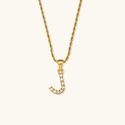 Elaria Letter Initial Diamanten Ketting