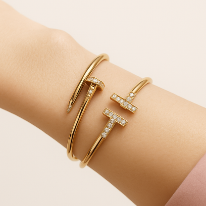 TESS "T" Armband