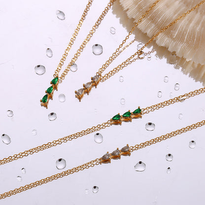 Flo diamanten ketting