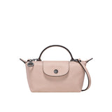 Mini Leather Longchamp Bag - Pink