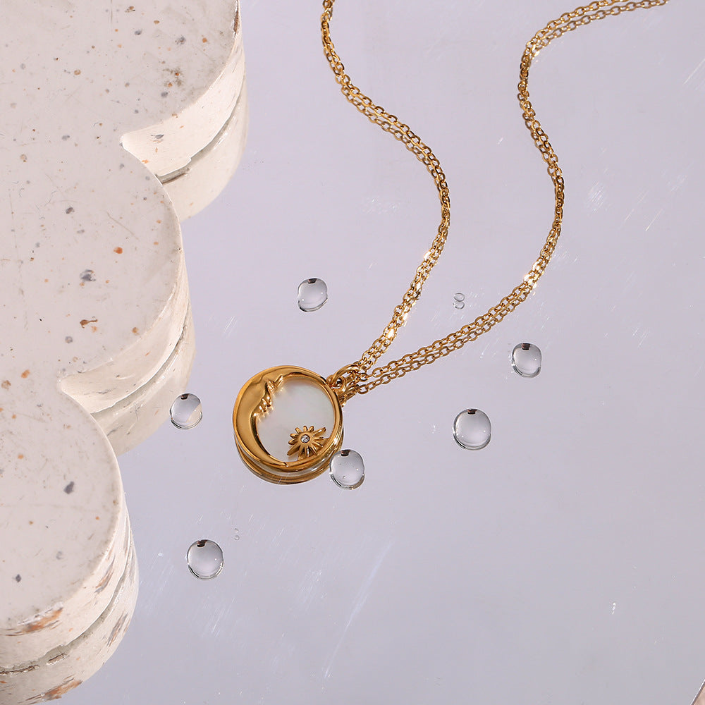 Eloa Lunar Gouden Ketting