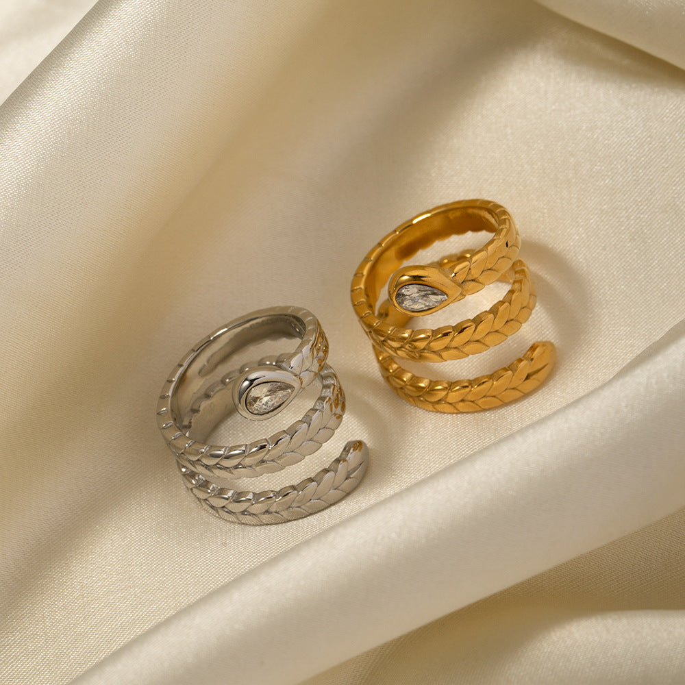 Seralya Gouden Slangenring