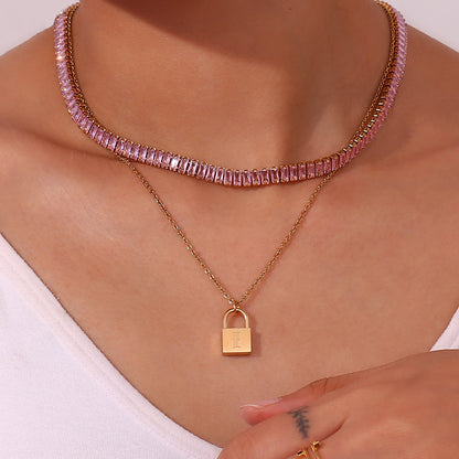 Zora diamanten ketting