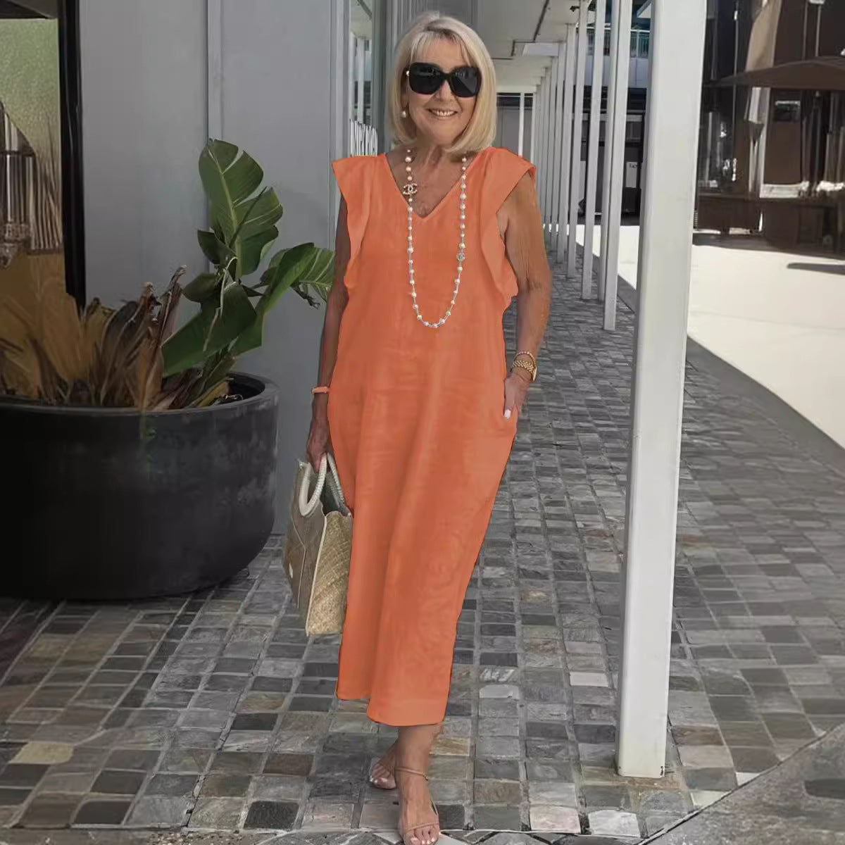 Hallie | Stylish Sleeveless Dress for Summer