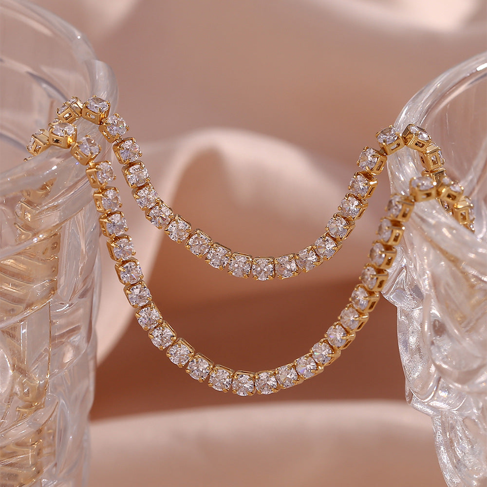Vela diamanten tennisketting