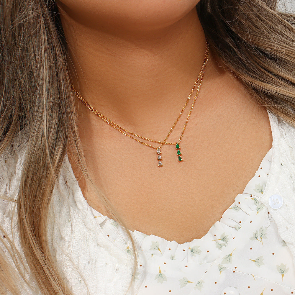 Flo diamanten ketting