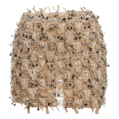 MARIA™ – Chic Fringe Detail High-Waist Mini Skirt