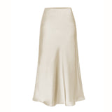 KEITH™ - Elegant High Waist Side Slit Midi Skirt